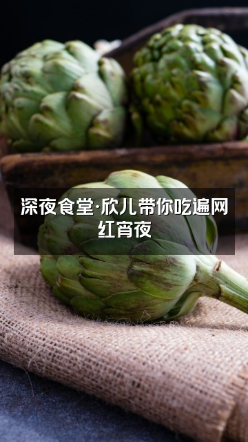 抖音欣儿（雨声助眠）视频封面：深夜食堂·欣儿带你吃遍网红宵夜